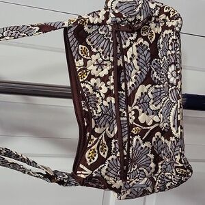 Vera Bradley Bag. Brown,blue, and yellow pattern. Gently used.